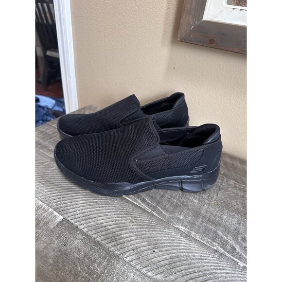 Skechers Equalizer 3.0 Sumnin Mesh Slip On Black Men’s Shoes Sz 12 - Picture 1 of 5